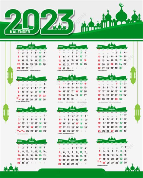 muslim religious calendar 2023